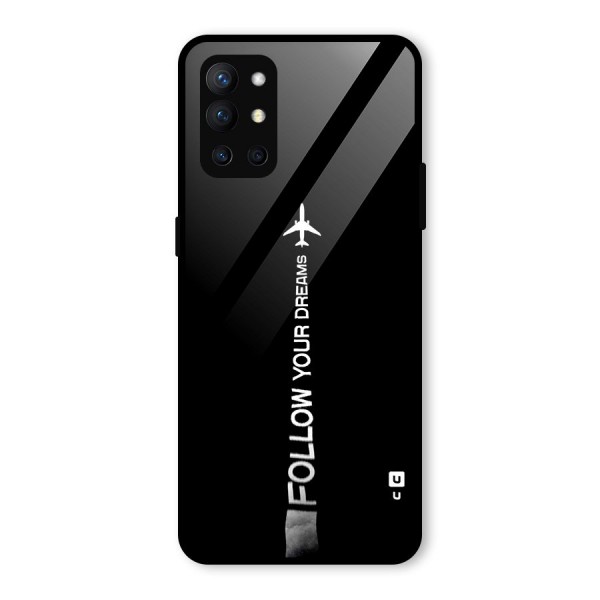 Follow Your Dream Glass Back Case for OnePlus 9R