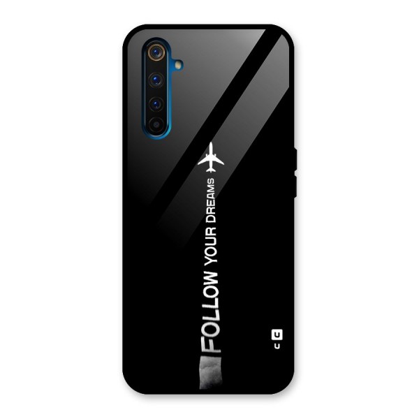 Follow Your Dream Glass Back Case for Realme 6 Pro