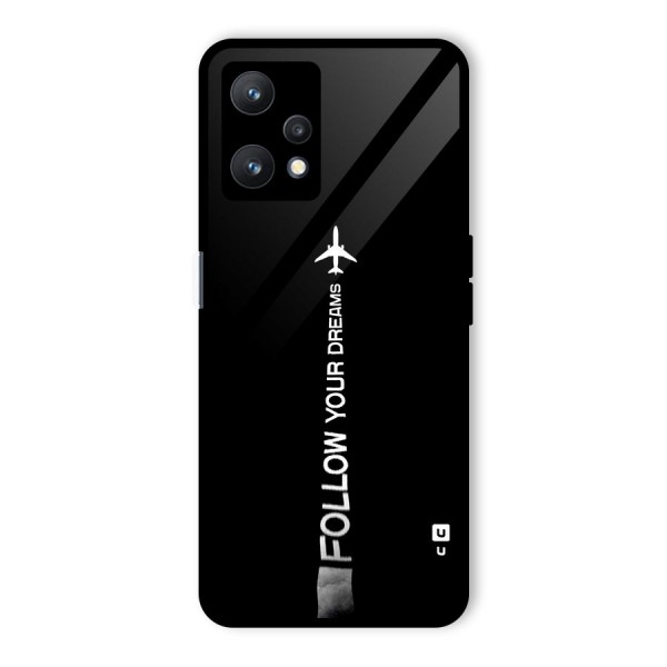 Follow Your Dream Glass Back Case for Realme 9 Pro 5G