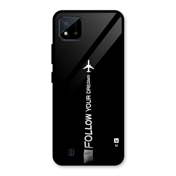 Follow Your Dream Glass Back Case for Realme C11 2021