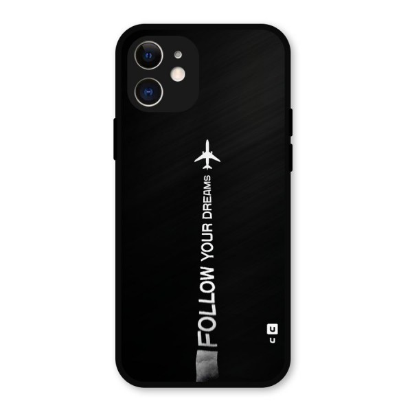 Follow Your Dream Metal Back Case for iPhone 12