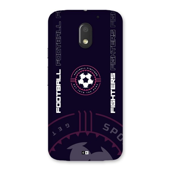 Football Fighters Back Case for Moto E3 Power