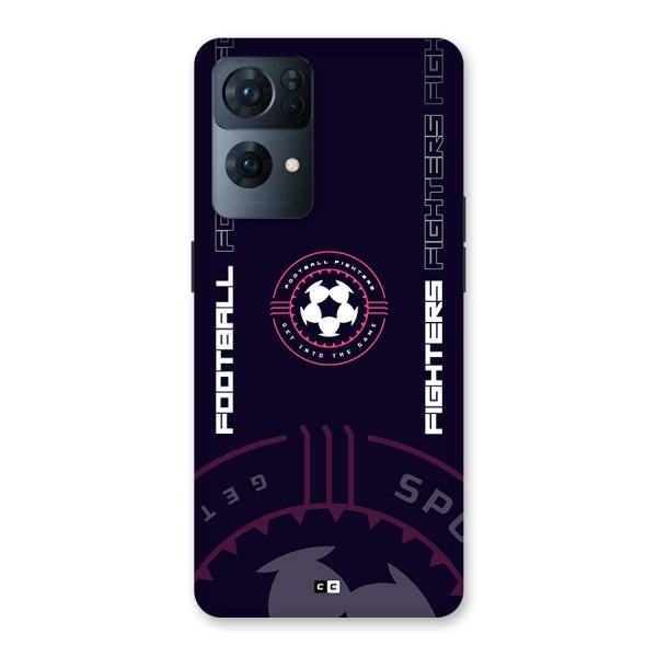 Football Fighters Back Case for Oppo Reno7 Pro 5G