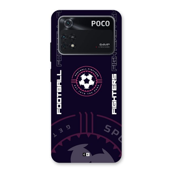 Football Fighters Back Case for Poco M4 Pro 4G