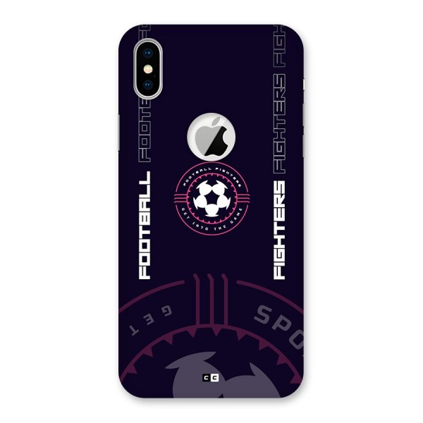 Football Fighters Back Case for iPhone XS Logo Cut