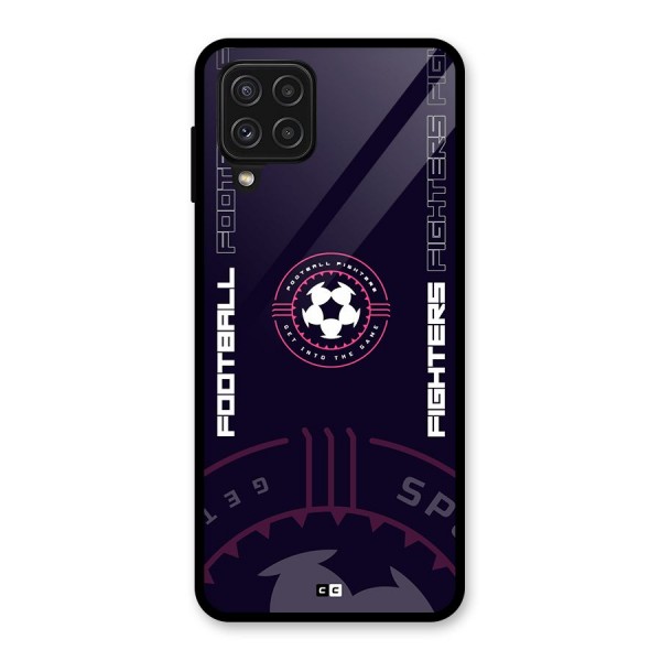 Football Fighters Glass Back Case for Galaxy A22 4G