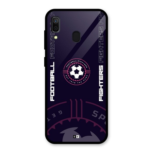 Football Fighters Glass Back Case for Galaxy A30