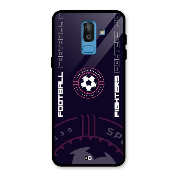 Football Fighters Glass Back Case for Galaxy J8