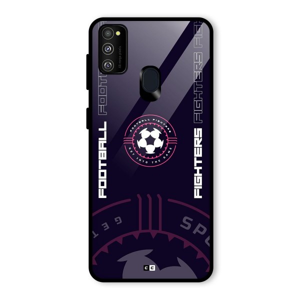 Football Fighters Glass Back Case for Galaxy M30s