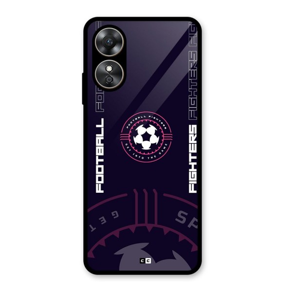 Football Fighters Glass Back Case for Oppo A17