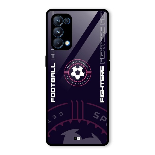 Football Fighters Glass Back Case for Oppo Reno5 Pro 5G