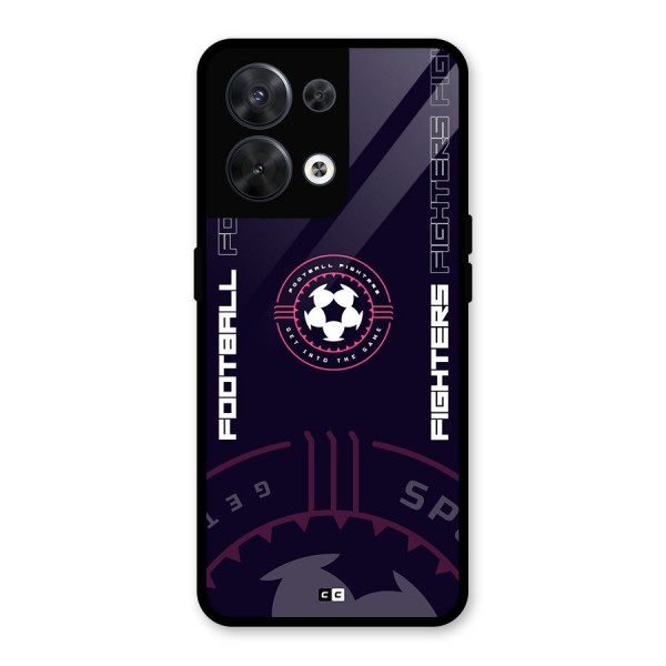 Football Fighters Glass Back Case for Oppo Reno8 5G