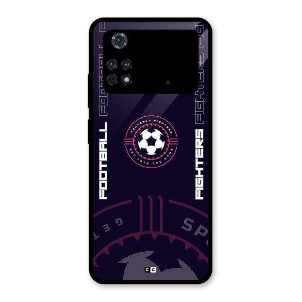 Football Fighters Glass Back Case for Poco M4 Pro 4G