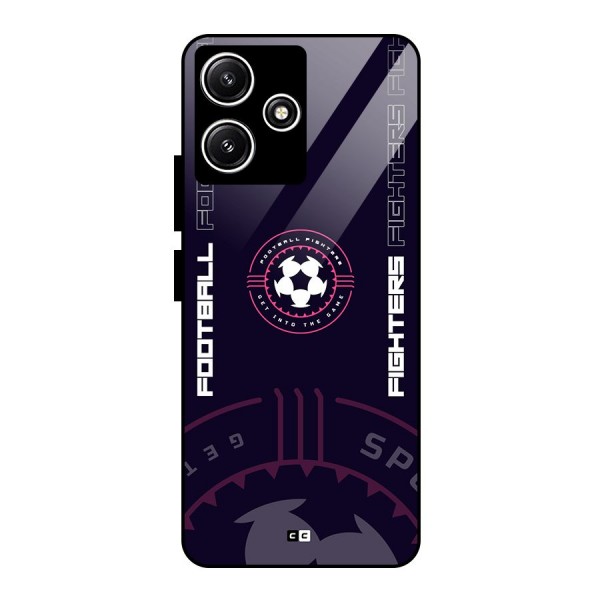 Football Fighters Glass Back Case for Poco M6 Pro