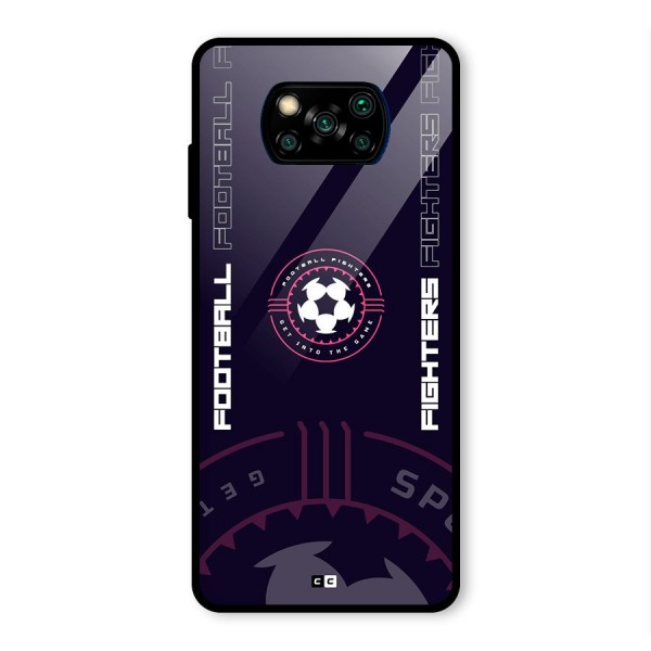 Football Fighters Glass Back Case for Poco X3 Pro