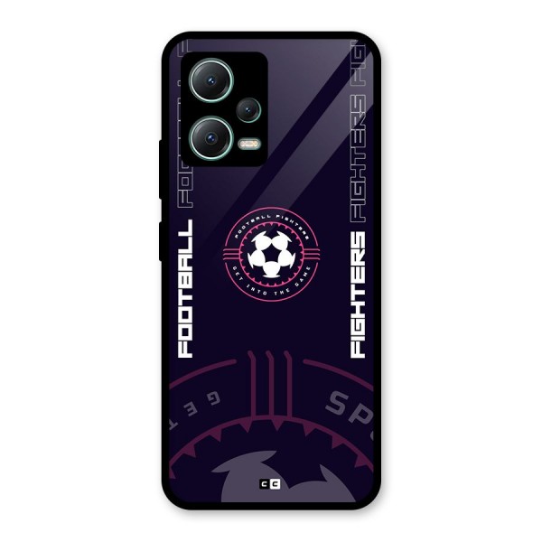 Football Fighters Glass Back Case for Poco X5