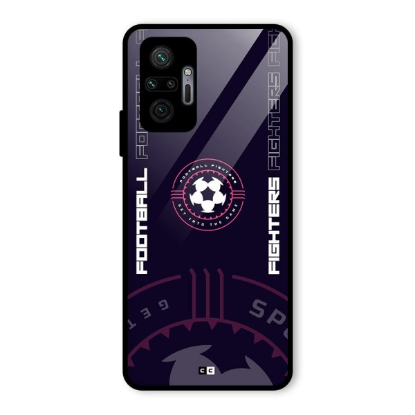 Football Fighters Glass Back Case for Redmi Note 10 Pro