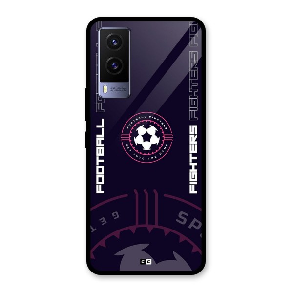 Football Fighters Glass Back Case for Vivo V21e 5G