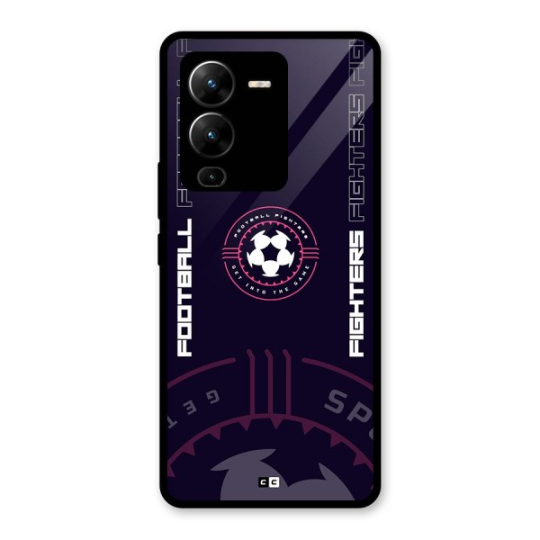 Football Fighters Glass Back Case for Vivo V25 Pro