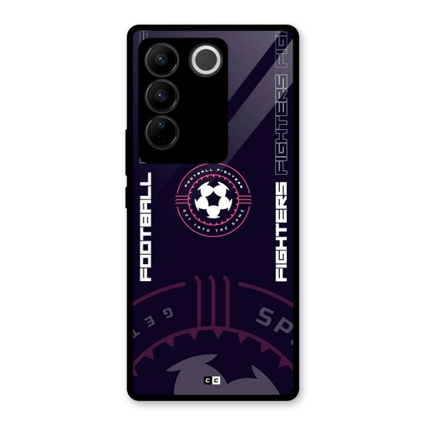 Football Fighters Glass Back Case for Vivo V27 Pro