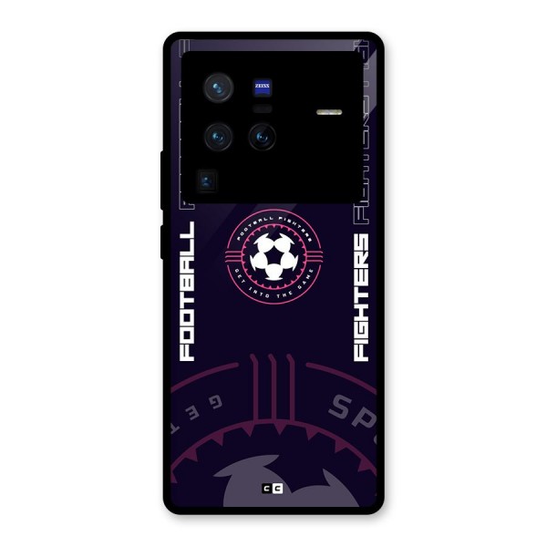 Football Fighters Glass Back Case for Vivo X80 Pro