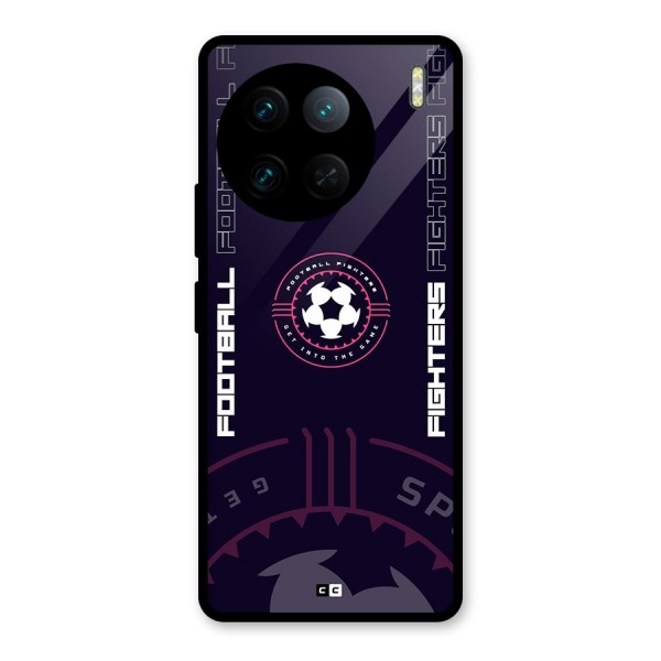 Football Fighters Glass Back Case for Vivo X90 Pro