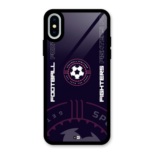 Football Fighters Glass Back Case for iPhone X