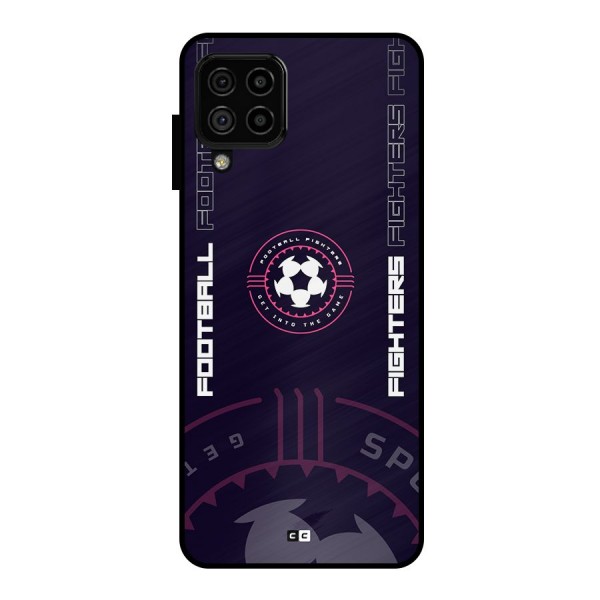 Football Fighters Metal Back Case for Galaxy A22 4G