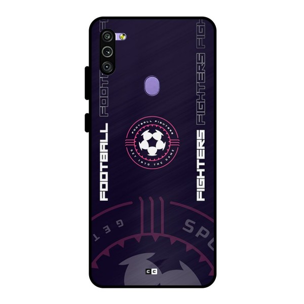 Football Fighters Metal Back Case for Galaxy M11