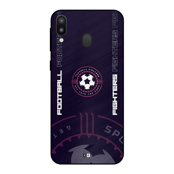 Football Fighters Metal Back Case for Galaxy M20