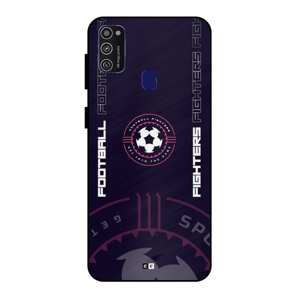 Football Fighters Metal Back Case for Galaxy M21