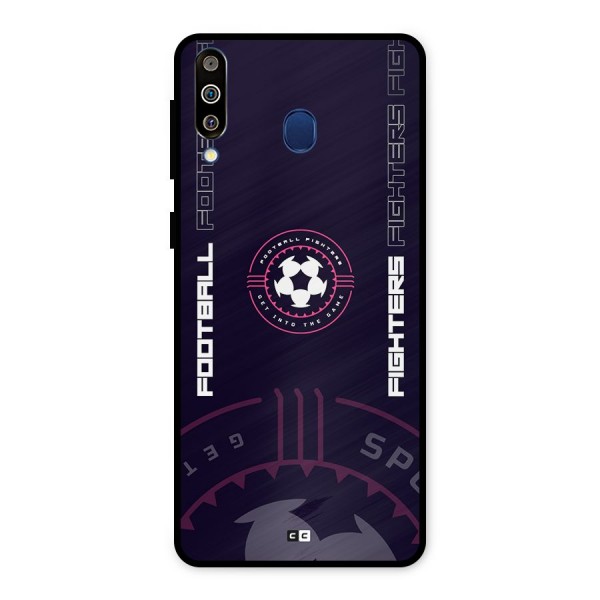 Football Fighters Metal Back Case for Galaxy M30