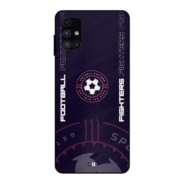 Football Fighters Metal Back Case for Galaxy M51