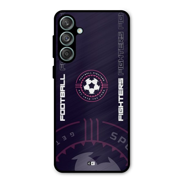 Football Fighters Metal Back Case for Galaxy M55 5G