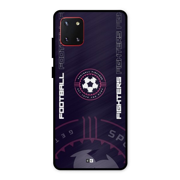 Football Fighters Metal Back Case for Galaxy Note 10 Lite