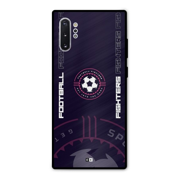 Football Fighters Metal Back Case for Galaxy Note 10 Plus