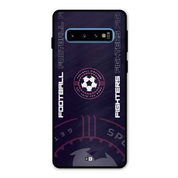 Football Fighters Metal Back Case for Galaxy S10