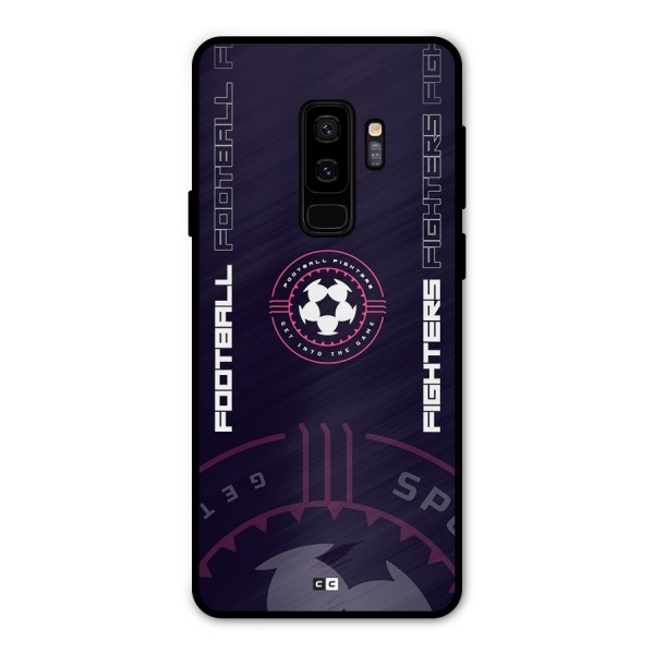 Football Fighters Metal Back Case for Galaxy S9 Plus