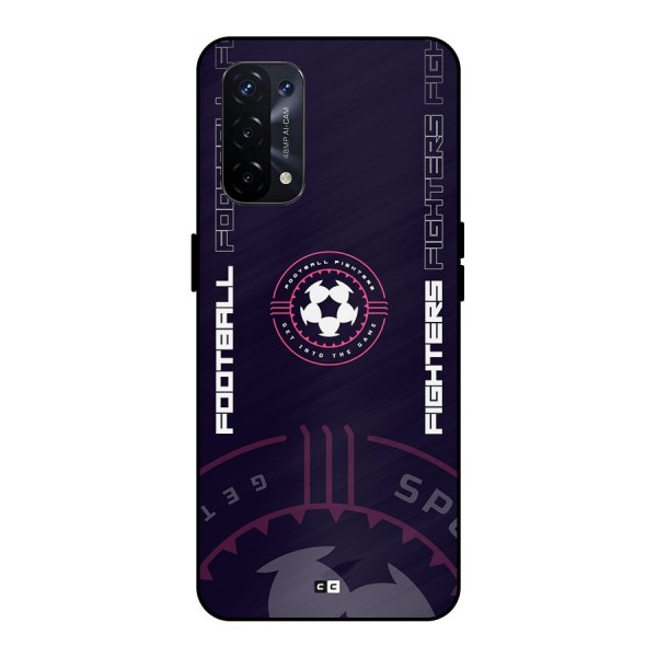 Football Fighters Metal Back Case for Oppo A74 5G