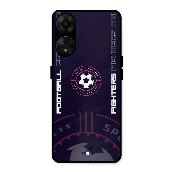 Football Fighters Metal Back Case for Oppo A78 5G