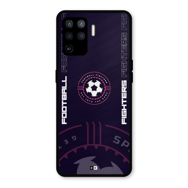 Football Fighters Metal Back Case for Oppo F19 Pro