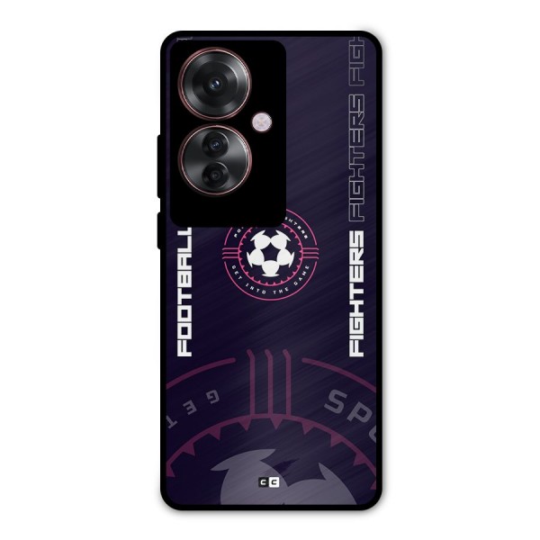 Football Fighters Metal Back Case for Oppo F25 Pro