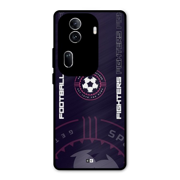 Football Fighters Metal Back Case for Oppo Reno11 Pro 5G