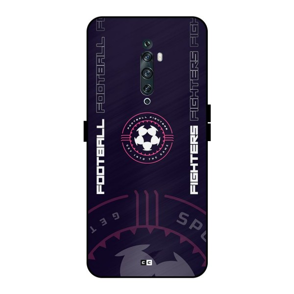 Football Fighters Metal Back Case for Oppo Reno2 F