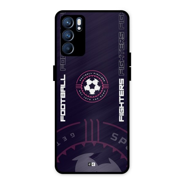 Football Fighters Metal Back Case for Oppo Reno6 5G