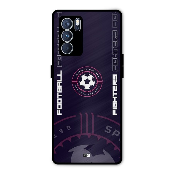 Football Fighters Metal Back Case for Oppo Reno6 Pro 5G