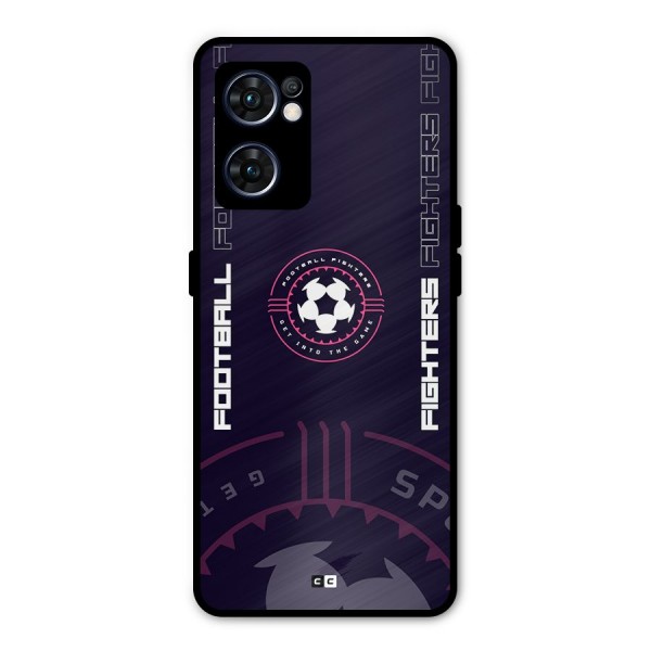 Football Fighters Metal Back Case for Oppo Reno7 5G