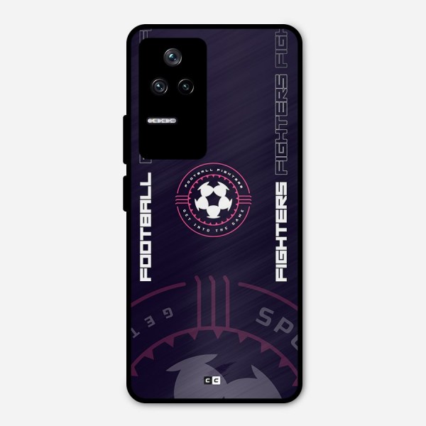 Football Fighters Metal Back Case for Poco F4 5G