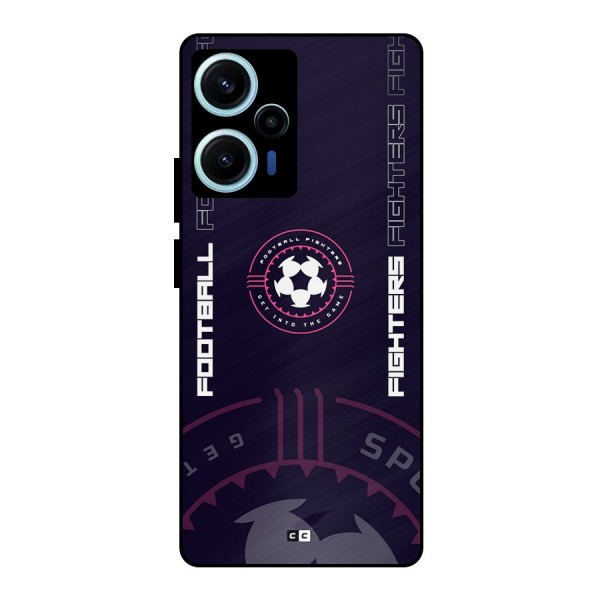 Football Fighters Metal Back Case for Poco F5