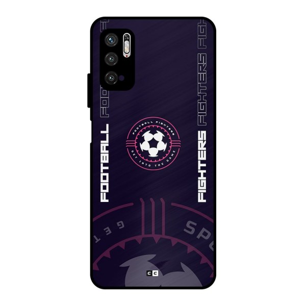 Football Fighters Metal Back Case for Poco M3 Pro 5G